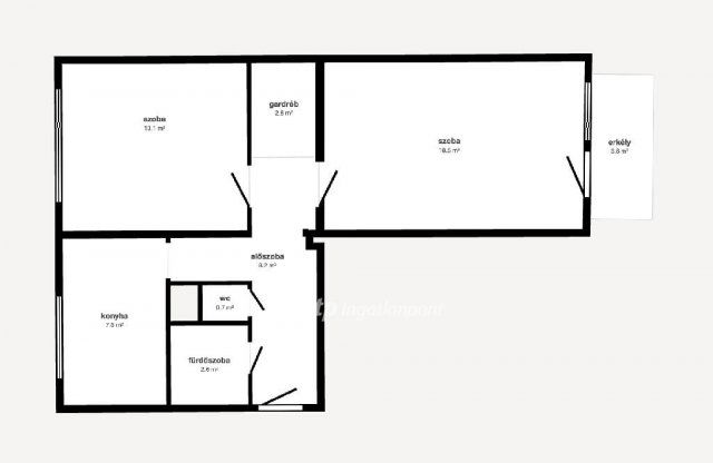 Kiadó panellakás, albérlet, Miskolcon 140 E Ft / hó, 2 szobás