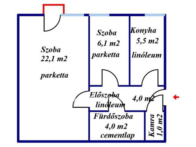Eladó téglalakás, Miskolcon, Csendes utcában 18.9 M Ft