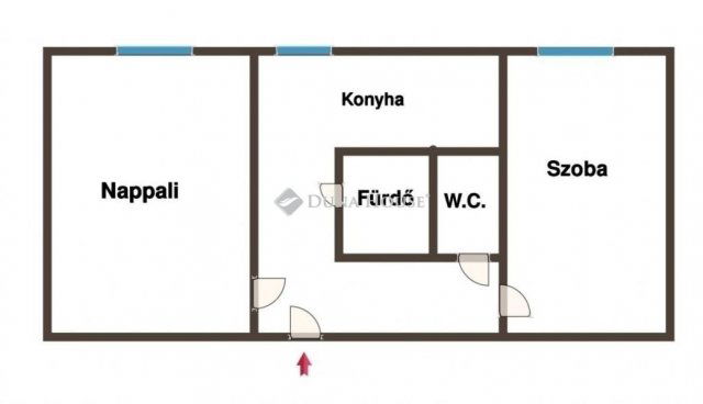 Eladó panellakás, Pécsett 42.9 M Ft, 2 szobás