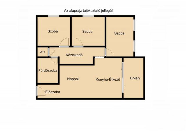 Eladó téglalakás, Várpalotán 79.9 M Ft, 4 szobás