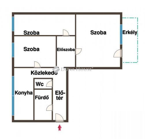Eladó panellakás, Kecskeméten 52.9 M Ft, 3 szobás