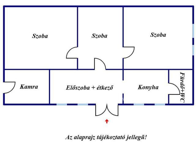 Eladó családi ház, Öcsödön 11.5 M Ft, 3 szobás