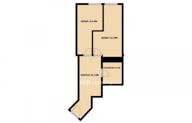 Eladó téglalakás, Budapesten, VI. kerületben 86 M Ft, 2 szobás