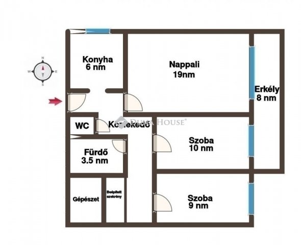 Eladó téglalakás, Budapesten, XX. kerületben 79.9 M Ft, 3 szobás