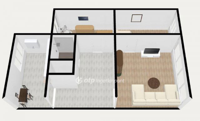 Eladó panellakás, Budapesten, X. kerületben 65.49 M Ft, 3 szobás