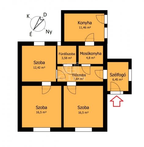 Eladó családi ház, Felsőzsolcán 46.9 M Ft, 3 szobás