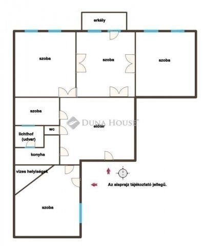 Eladó téglalakás, Budapesten, VI. kerületben 154.9 M Ft