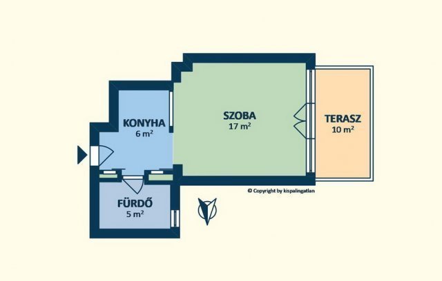 Eladó téglalakás, I. kerületben, Feszty Árpád utcában