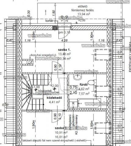 Eladó ikerház, Tahitótfalun 88.9 M Ft, 4 szobás
