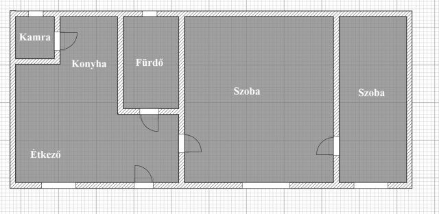 Eladó téglalakás, Kecskeméten 33 M Ft, 2 szobás
