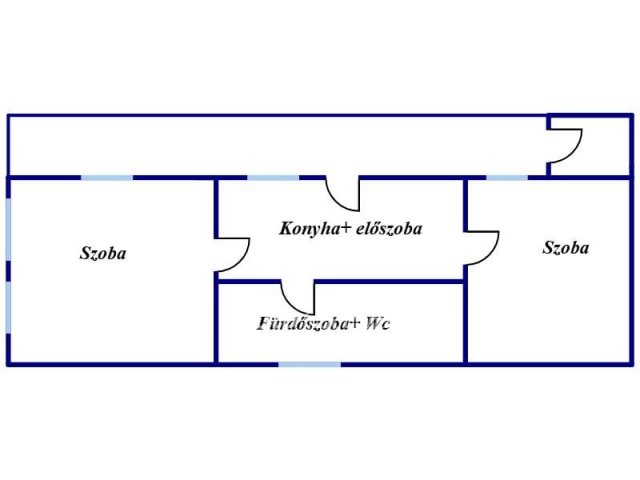 Eladó családi ház, Szabolcsbákán 15 M Ft, 2 szobás