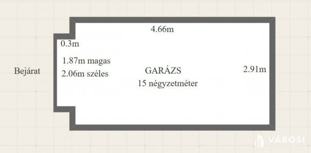 Eladó garázs, Debrecenben 10.8 M Ft / költözzbe.hu