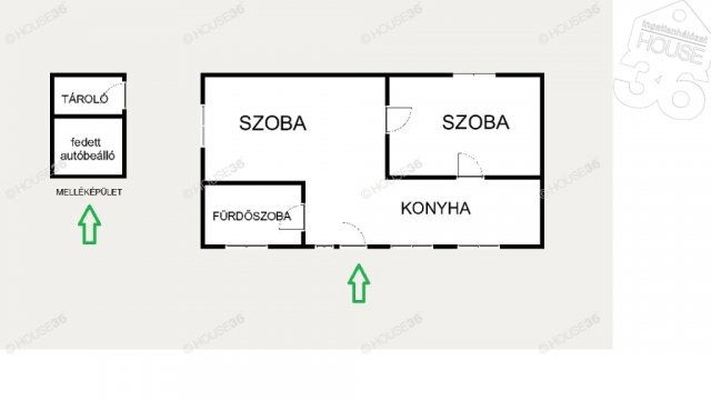 Eladó családi ház, Nagykőrösön 18.9 M Ft, 2 szobás