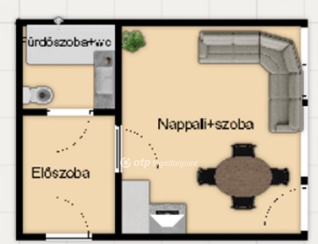 Eladó téglalakás, Hajdúszoboszlón 32 M Ft, 1 szobás