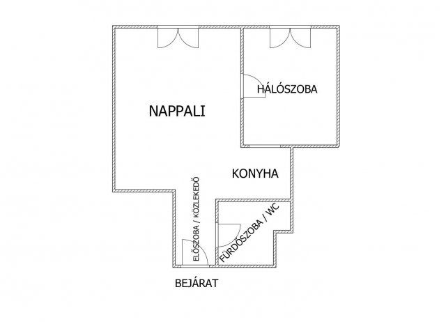 Kiadó téglalakás, albérlet, Egerben 150 E Ft / hó, 2 szobás