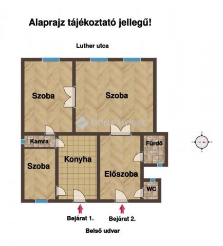 Eladó téglalakás, Budapesten, VIII. kerületben 82.9 M Ft