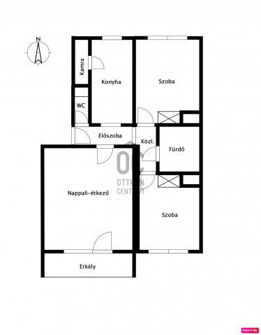 Eladó téglalakás, Simontornyán 22 M Ft, 3 szobás