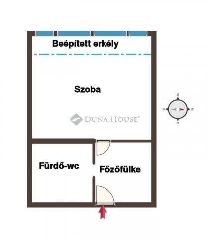 Eladó panellakás, Pécsett 28.9 M Ft, 1 szobás