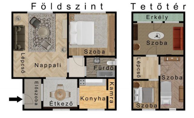 Eladó családi ház, Múcsonyban 74.9 M Ft, 4 szobás