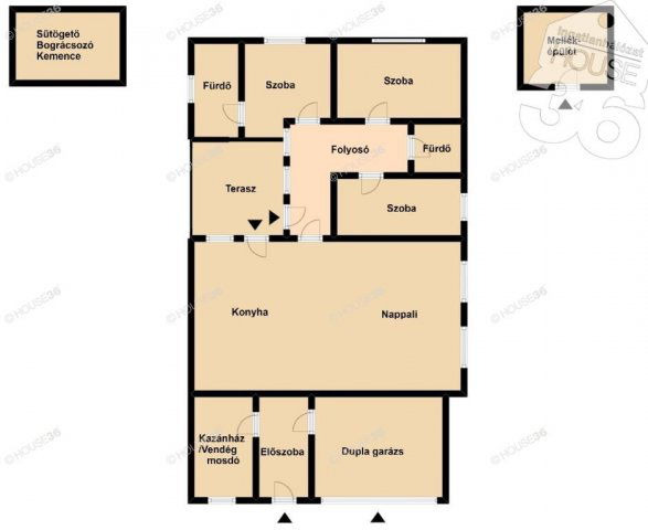Eladó családi ház, Kecskeméten 149.9 M Ft, 4 szobás