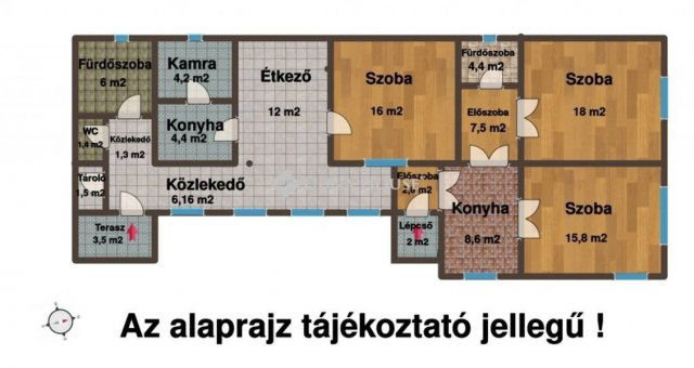 Eladó családi ház, Vácegresen 68.5 M Ft, 4 szobás