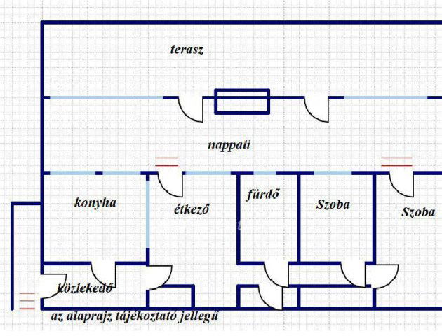 Eladó téglalakás, Zalaegerszegen 52.4 M Ft, 1+2 szobás