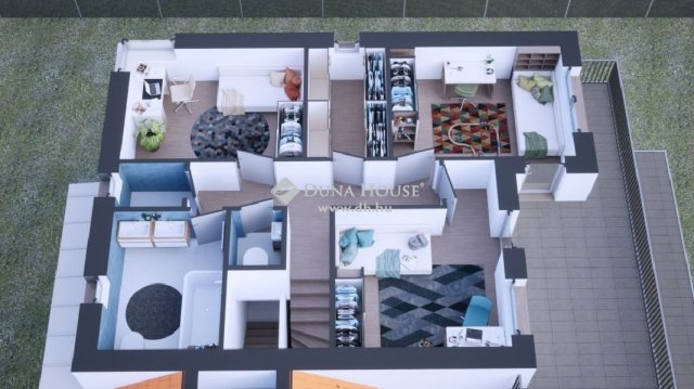 Eladó ikerház, Veresegyházon 149 M Ft, 5 szobás