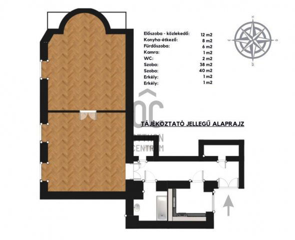 Eladó téglalakás, Budapesten, VIII. kerületben 104.9 M Ft