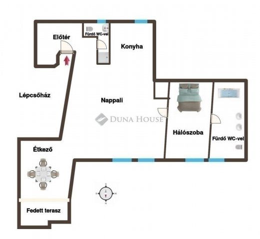 Eladó téglalakás, Budapesten, II. kerületben 99 M Ft, 2 szobás