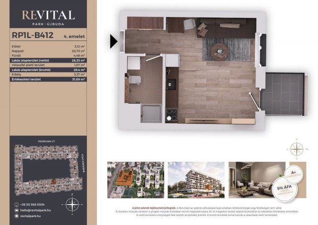 Eladó téglalakás, Budapesten, XI. kerületben, Fehérvári úton