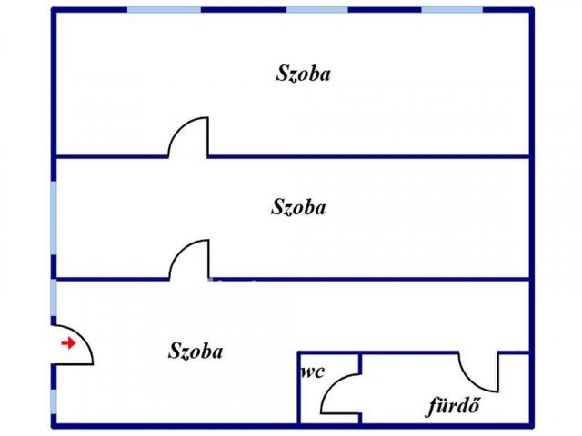 Eladó családi ház, Zsákán 5.5 M Ft, 3 szobás