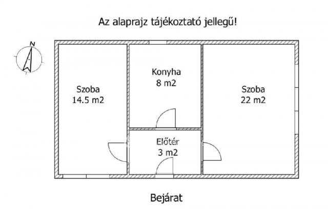 Eladó családi ház, Koroncón 24.9 M Ft, 2 szobás