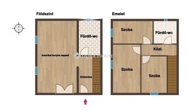 Eladó ikerház, Kozármislenyen 95.9 M Ft, 4 szobás