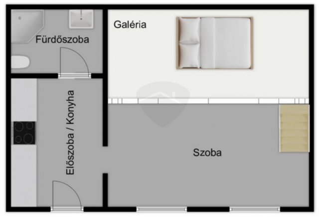 Eladó téglalakás, Budapesten, VIII. kerületben 45 M Ft, 1 szobás