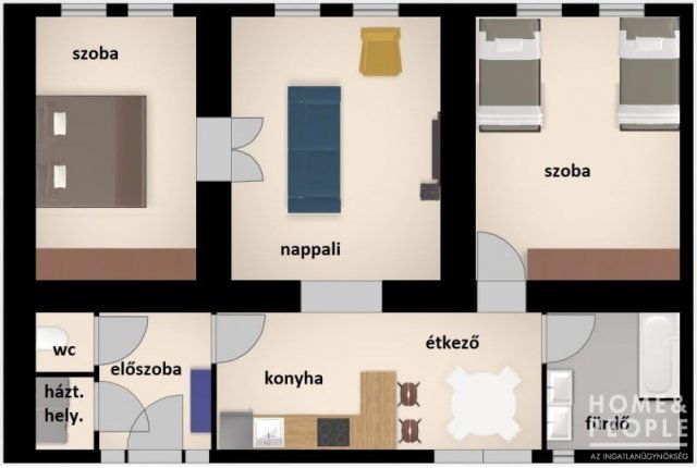 Eladó családi ház, Kisteleken 49.99 M Ft, 3 szobás