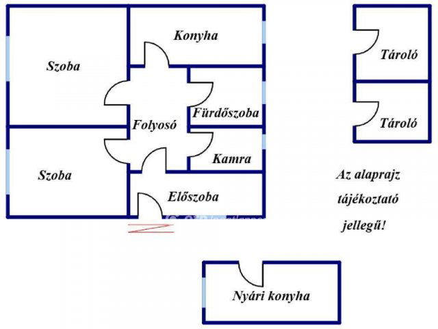 Eladó családi ház, Mezőhegyesen 7.99 M Ft, 2 szobás