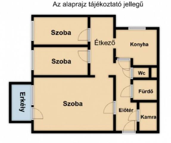 Eladó téglalakás, Budapesten, IV. kerületben 77.9 M Ft