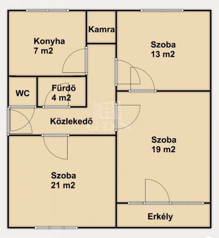 Eladó téglalakás, Zalaegerszegen 41.99 M Ft, 3 szobás