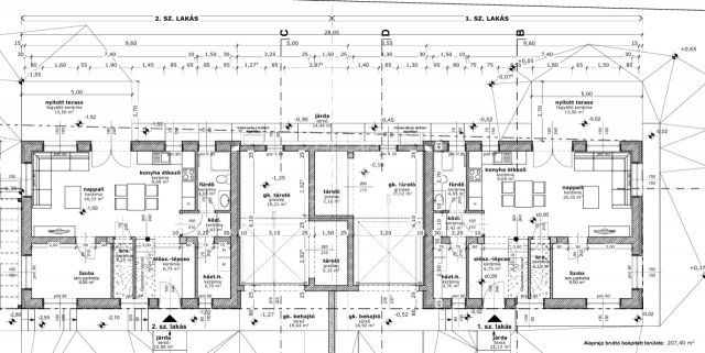 Eladó ikerház, Kerepesen 65.5 M Ft, 4 szobás
