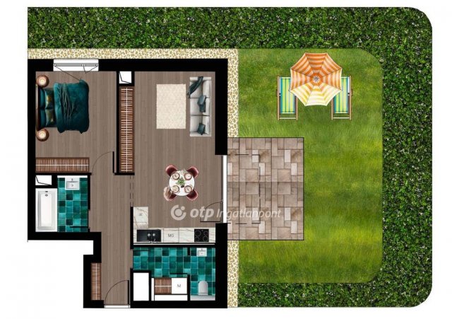 Eladó téglalakás, Dunaföldváron 66.66 M Ft, 2 szobás