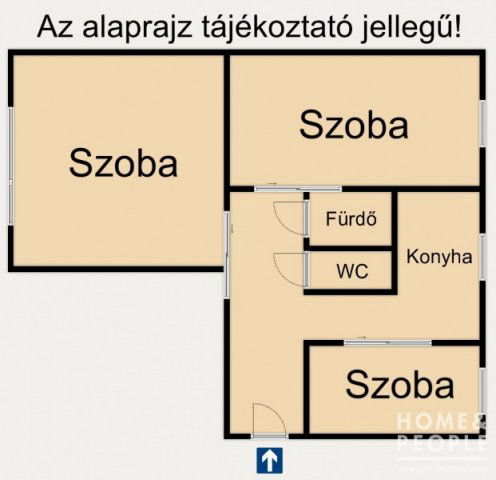 Eladó téglalakás, Szegeden 66 M Ft, 1+2 szobás