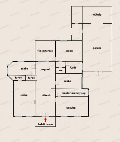 Eladó családi ház, Kecskeméten 220 M Ft, 5 szobás