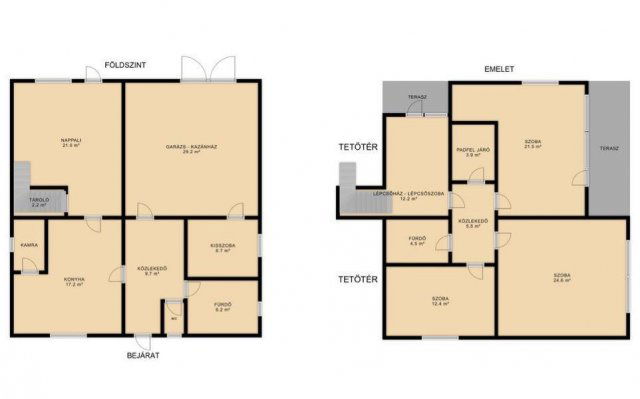 Eladó családi ház, Jászapátiban 34.9 M Ft, 4+1 szobás