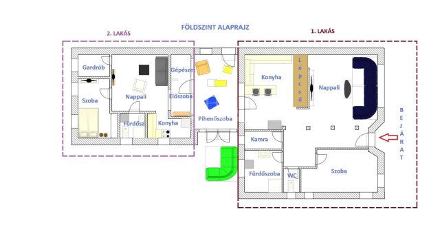 Eladó családi ház, Érden 187.99 M Ft, 7 szobás