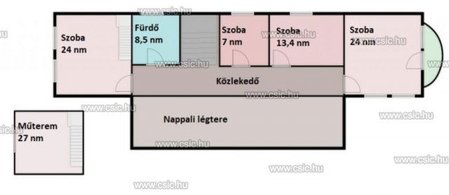 Eladó családi ház, Tahitótfalun 150 M Ft, 8 szobás