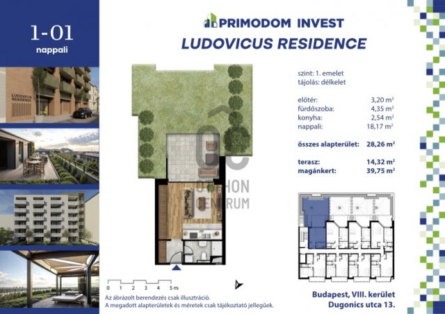 Eladó téglalakás, Budapesten, VIII. kerületben 79 M Ft, 1 szobás