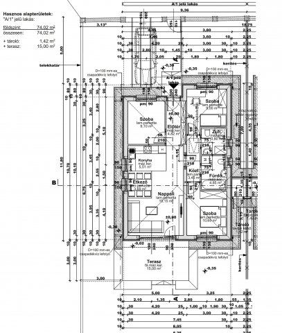 Eladó ikerház, Vácrátóton 89.5 M Ft, 4 szobás