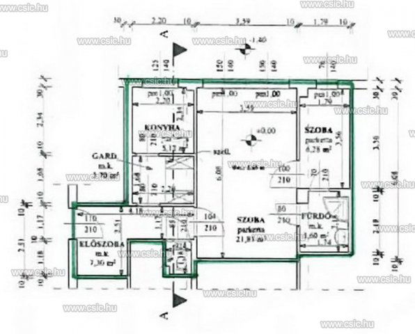 Eladó téglalakás, Budapesten, II. kerületben 74.9 M Ft