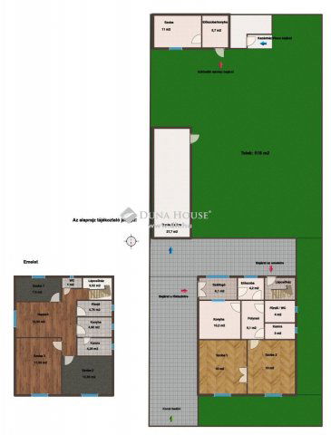 Eladó családi ház, Pécsett 65 M Ft, 6 szobás