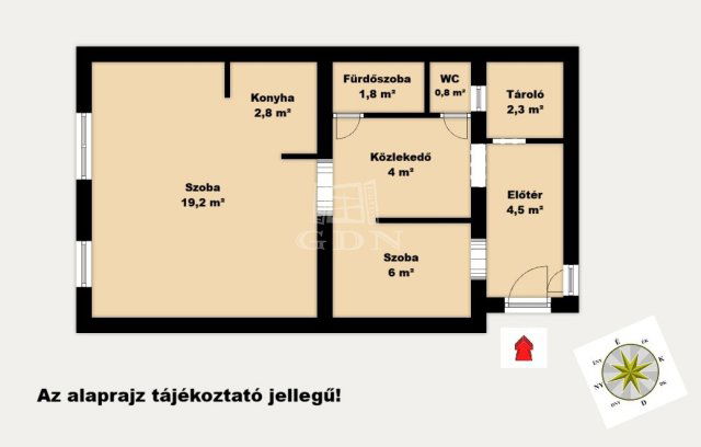 Eladó téglalakás, Budapesten, XVIII. kerületben 45.9 M Ft